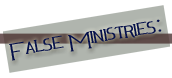 FalseMinistries